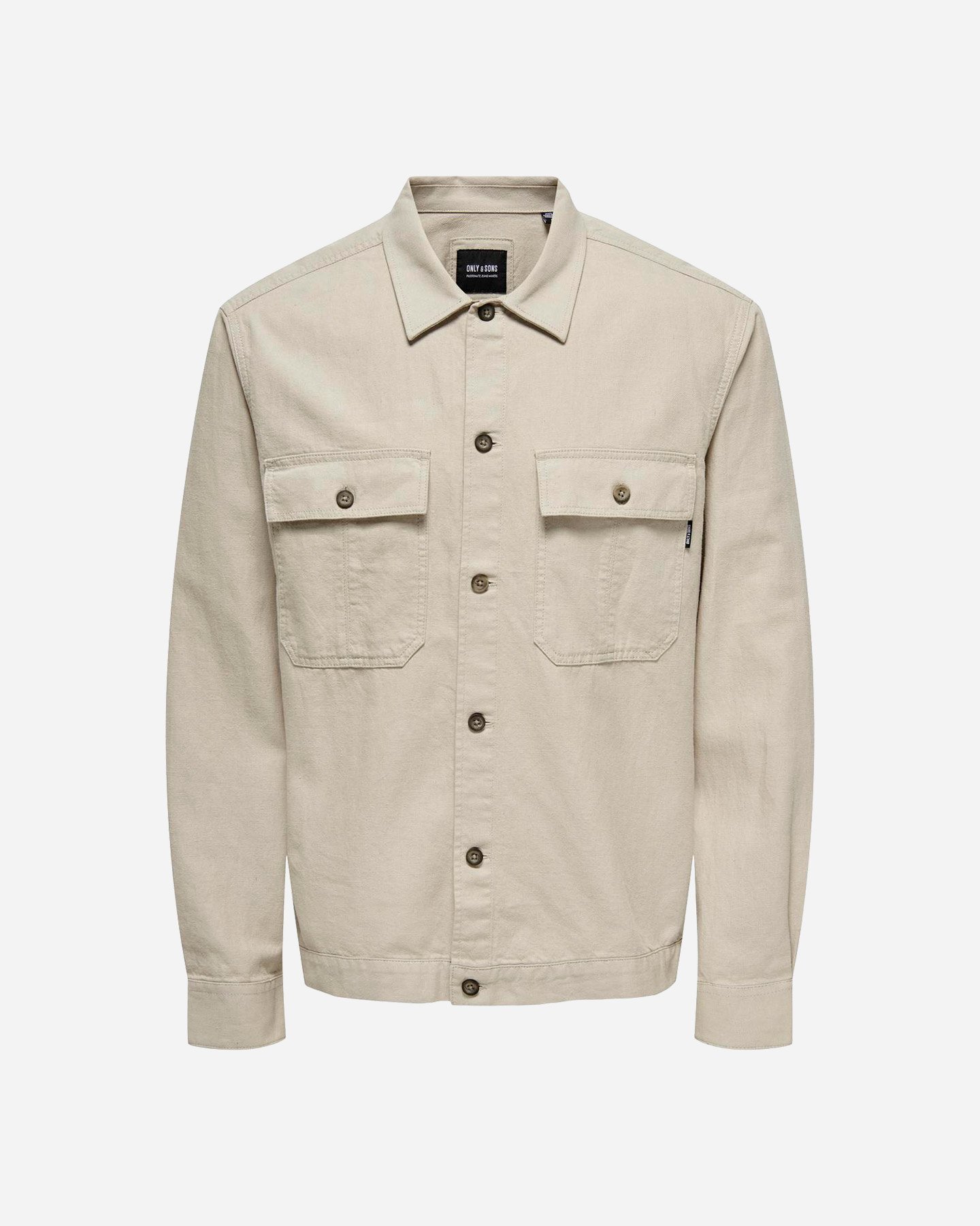 Camicia ONLY & SONS KENNET M - Beige - 0 | Cisalfa Sport